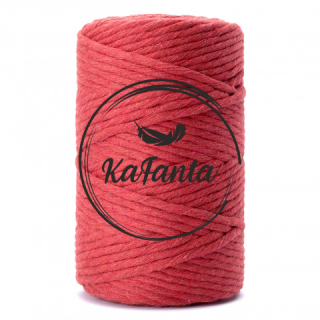 Macrame priadza KaFanta PREMIUM 5mm/100m - cherry red