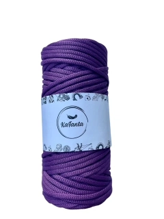 Polyesterová priadza plochá 3mm/100m ametyst