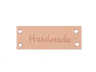 Kožený štítok Handmade – prírodný kožený štítok
