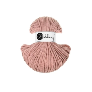 Bobbiny Classic 4 mm Blush – bavlnená šnúra 100 m na macramé a háčkovanie