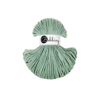 Bobbiny Classic 4 mm Aloe – bavlnená šnúra 100 m na macramé a háčkovanie