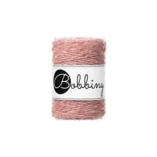 Bobbiny Bouclé 1,5 mm - šnúra s alpakou 100 m Blush
